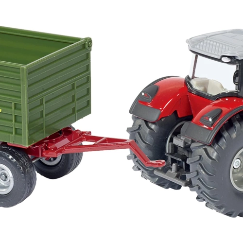 Traktorek Massey Ferguson z ładowarką model metalowy SIKU S1985